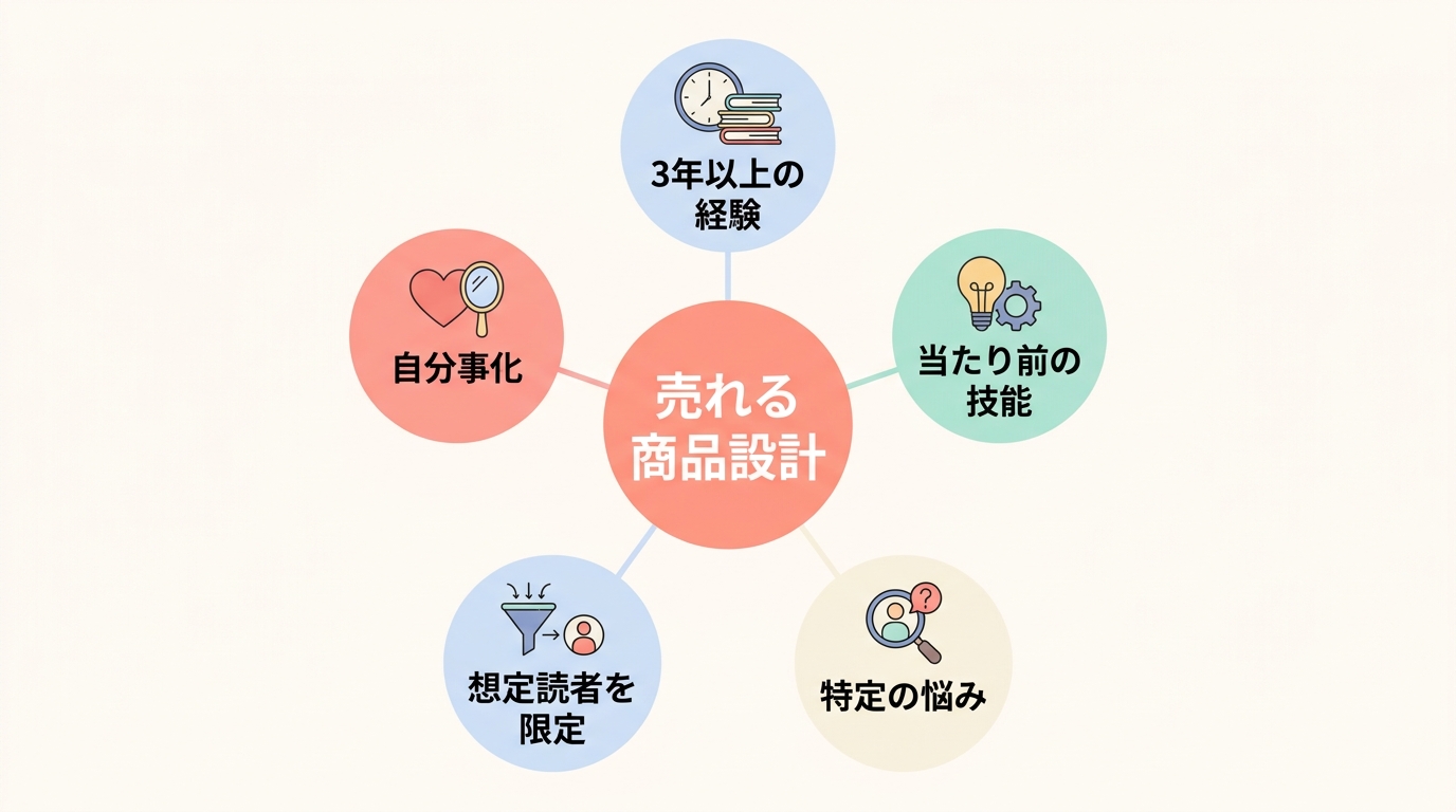 コンテンツ販売で何を売るか｜売れる商品の3条件