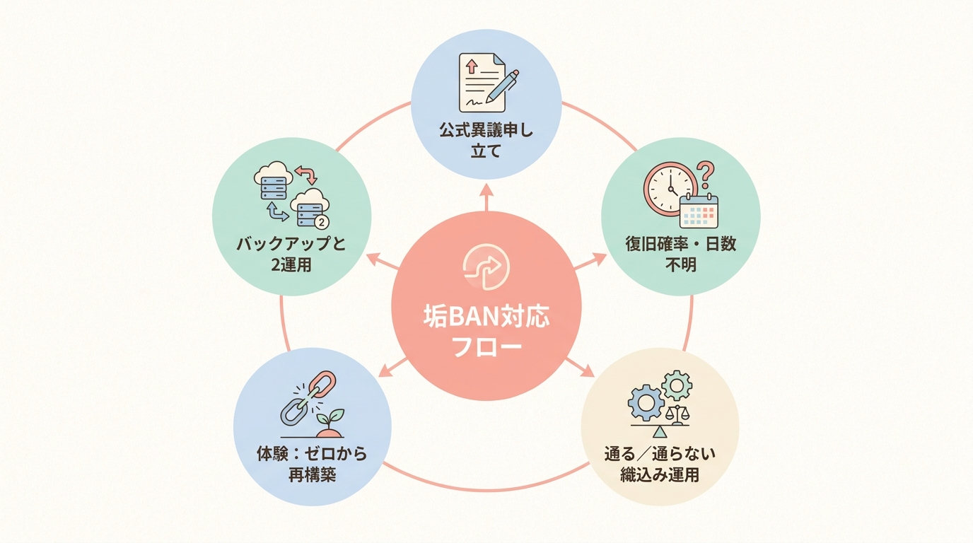 もしLINE公式アカウントが垢BANされたら