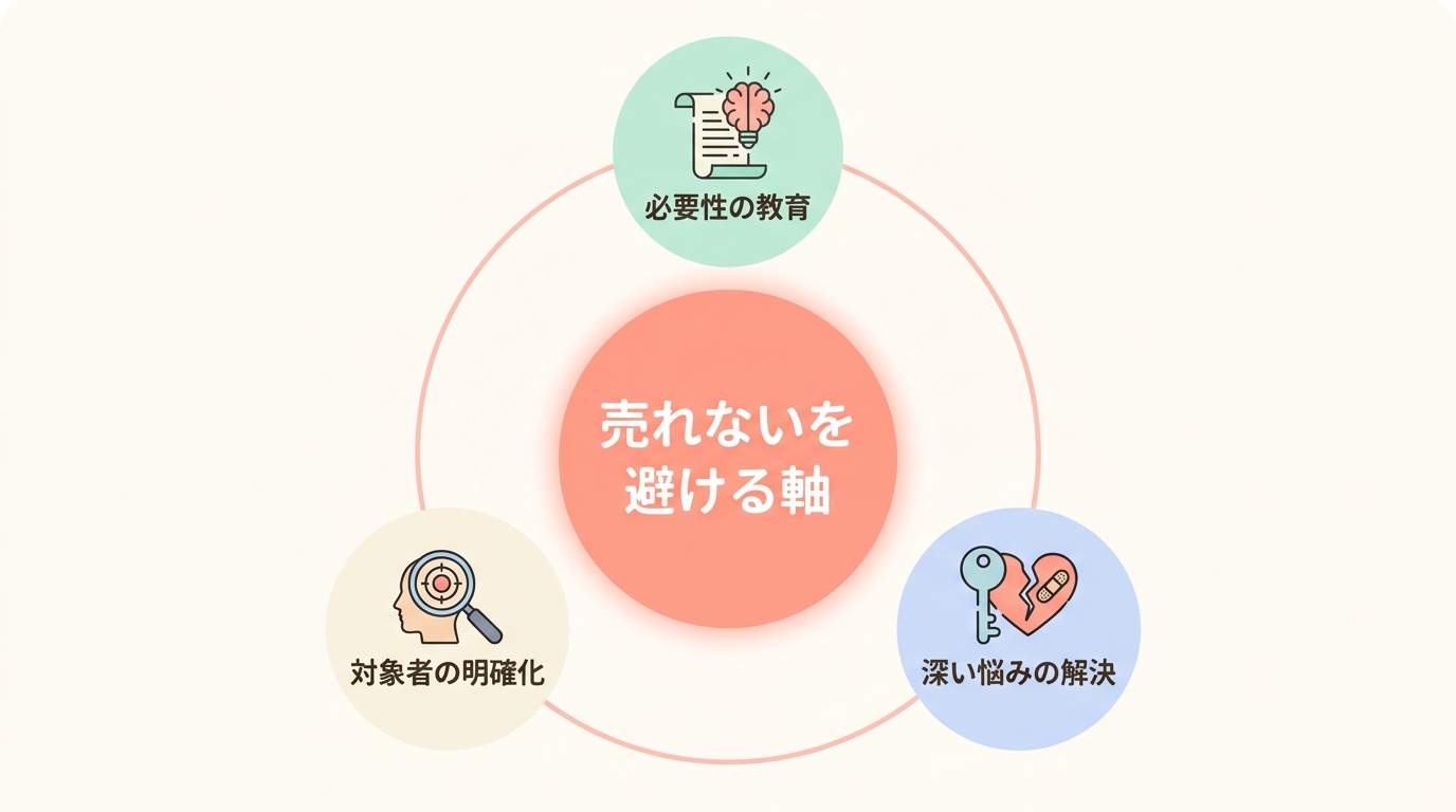 初心者が「売れない」を避けるための判断軸