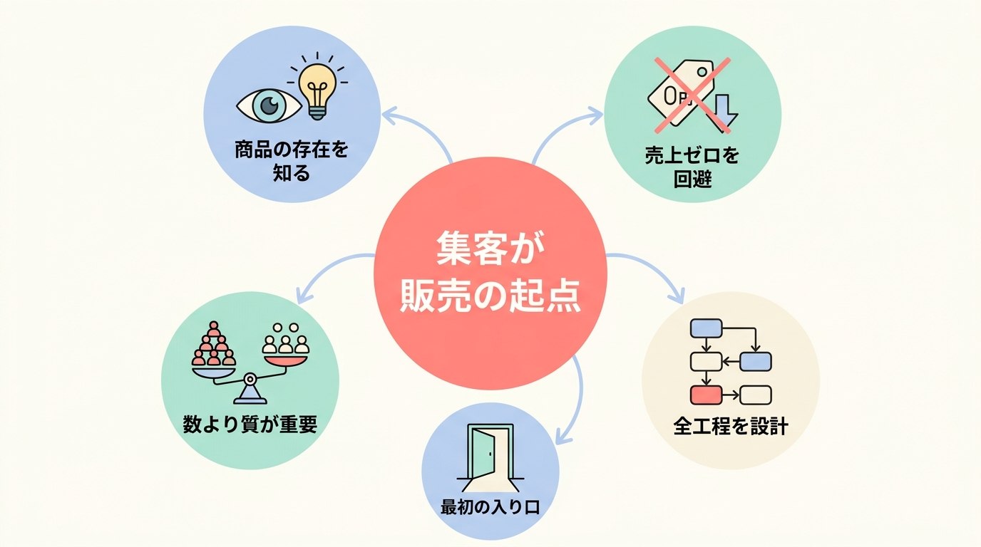 コンテンツ販売で集客が必要な理由