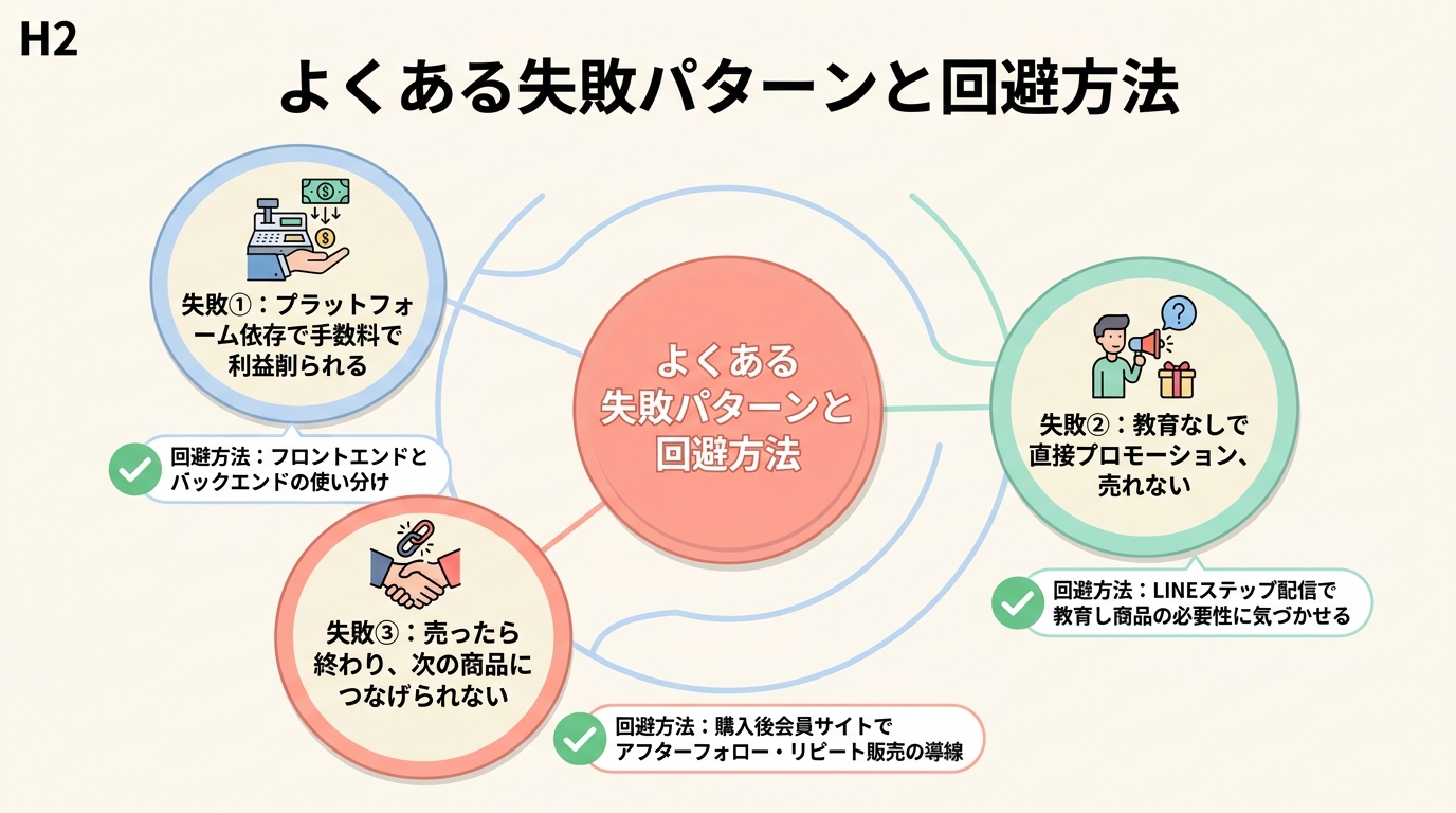 よくある失敗パターンと回避方法